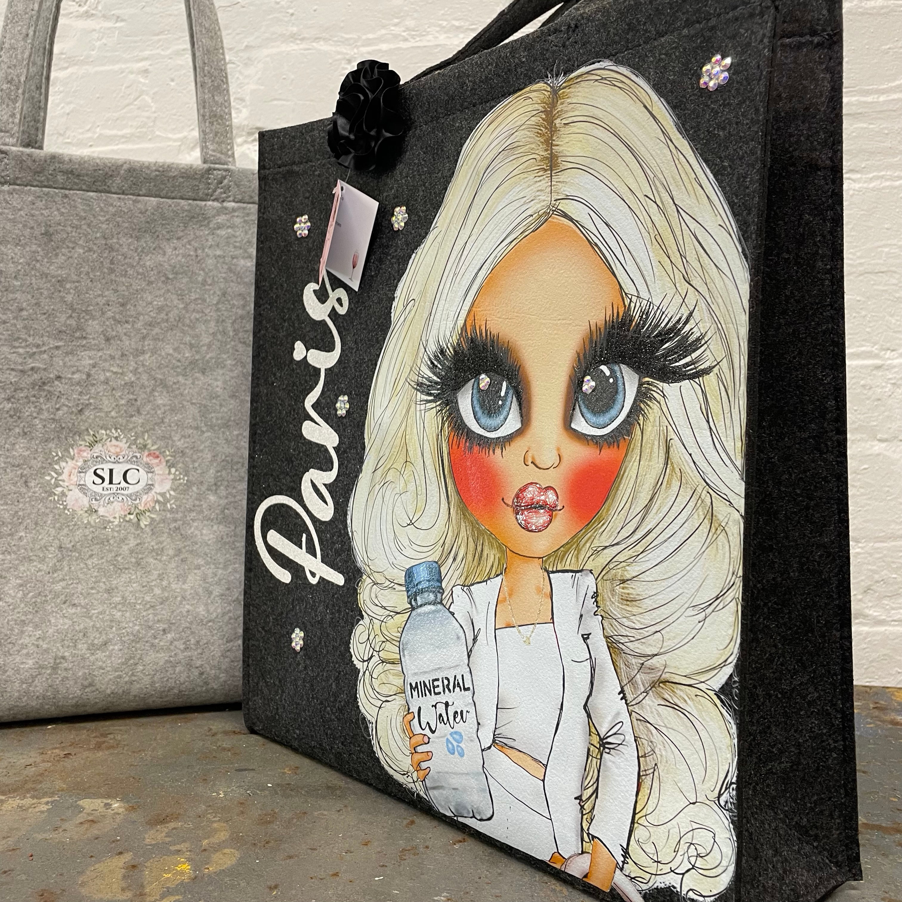 ClaireaBella Girls Dance Large Jute Bag – Toxic Fox